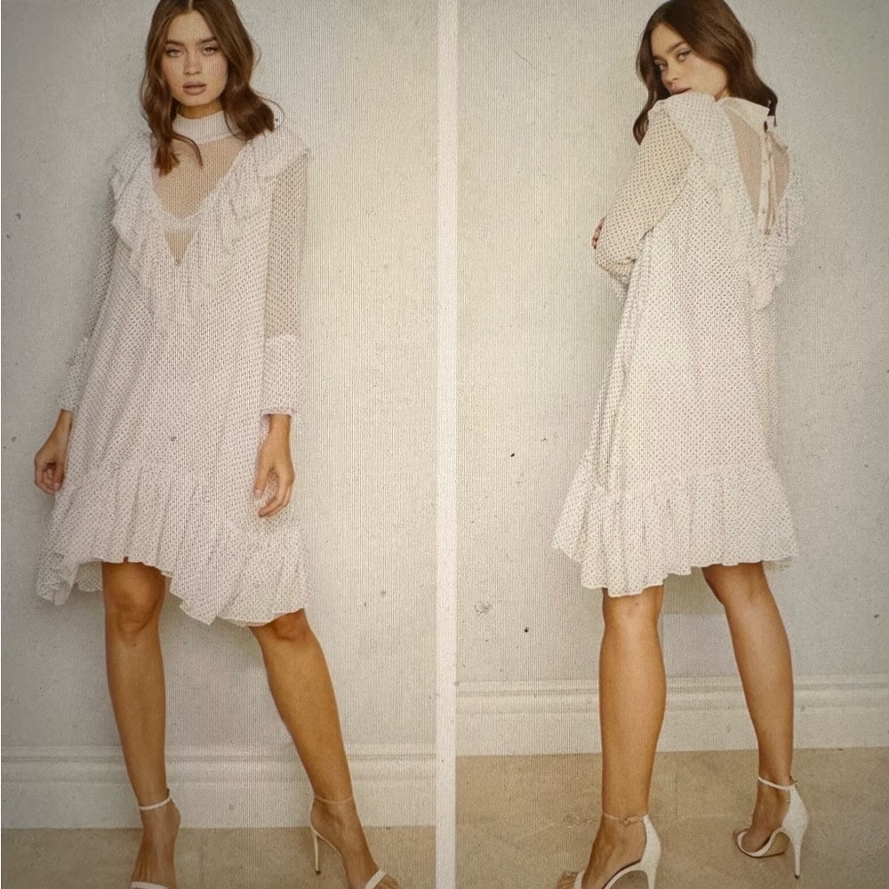 NWT We are Hah Heavy Necking Dress, size XS
